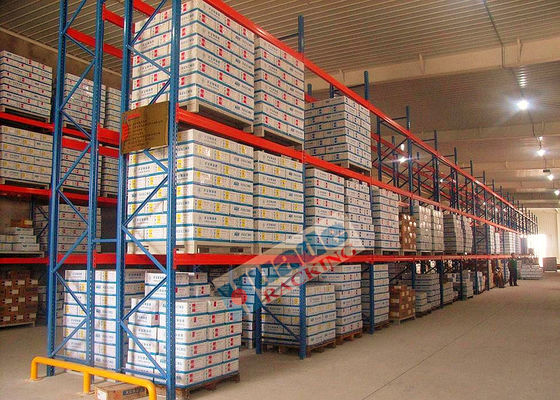 ISO Q235B قفسه پالت قفسه بندی 1500 کیلوگرمی سیستم قفسه بندی انبار