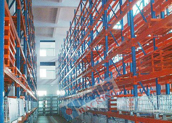 قفسه های پالت دوگانه عمیق صنعتی 2000 کیلوگرمی برای انبار