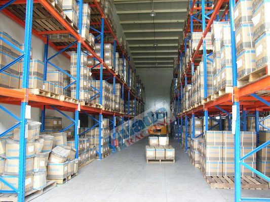 قفسه 2500 کیلوگرمی Q235B انتخابی دوگانه عمیق برای انبار