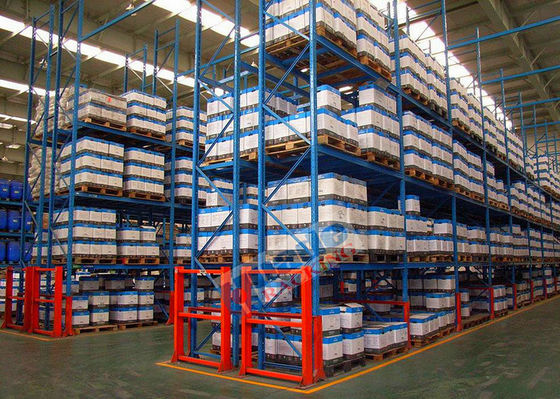 قفسه بندی و قفسه بندی صنعتی 5000 کیلوگرم سیستم قفسه بندی پالت انتخابی ISO9001